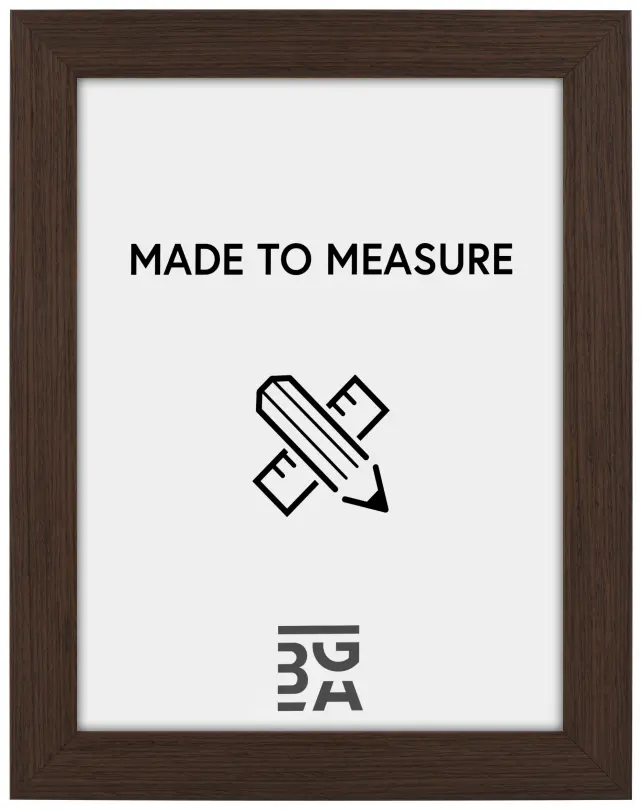 Ramme Moviken Mørk Valnøtt - Valgfri størrelse