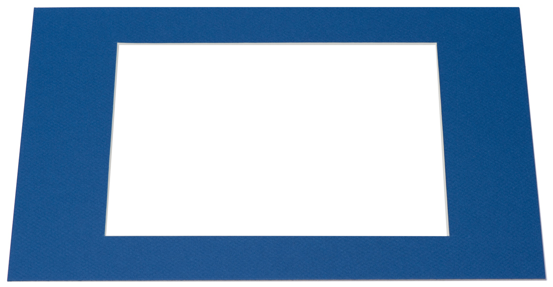 Passepartout Blå (Hvit kjerne) - Målbestilt