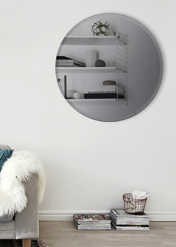 Speil Prestige Warm Grey 60 cm Ø